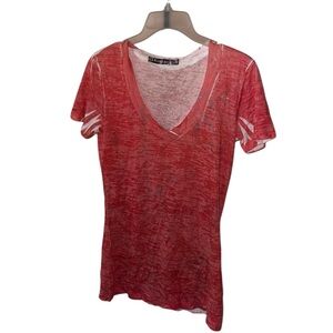 Elvis Laskin Coral Abstract Art Print Shirt